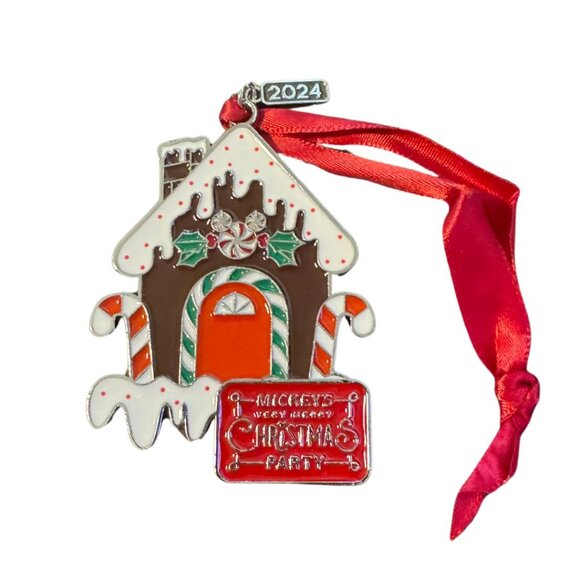 Disney 2024 Christmas Party Ornament - Picture 1 of 5